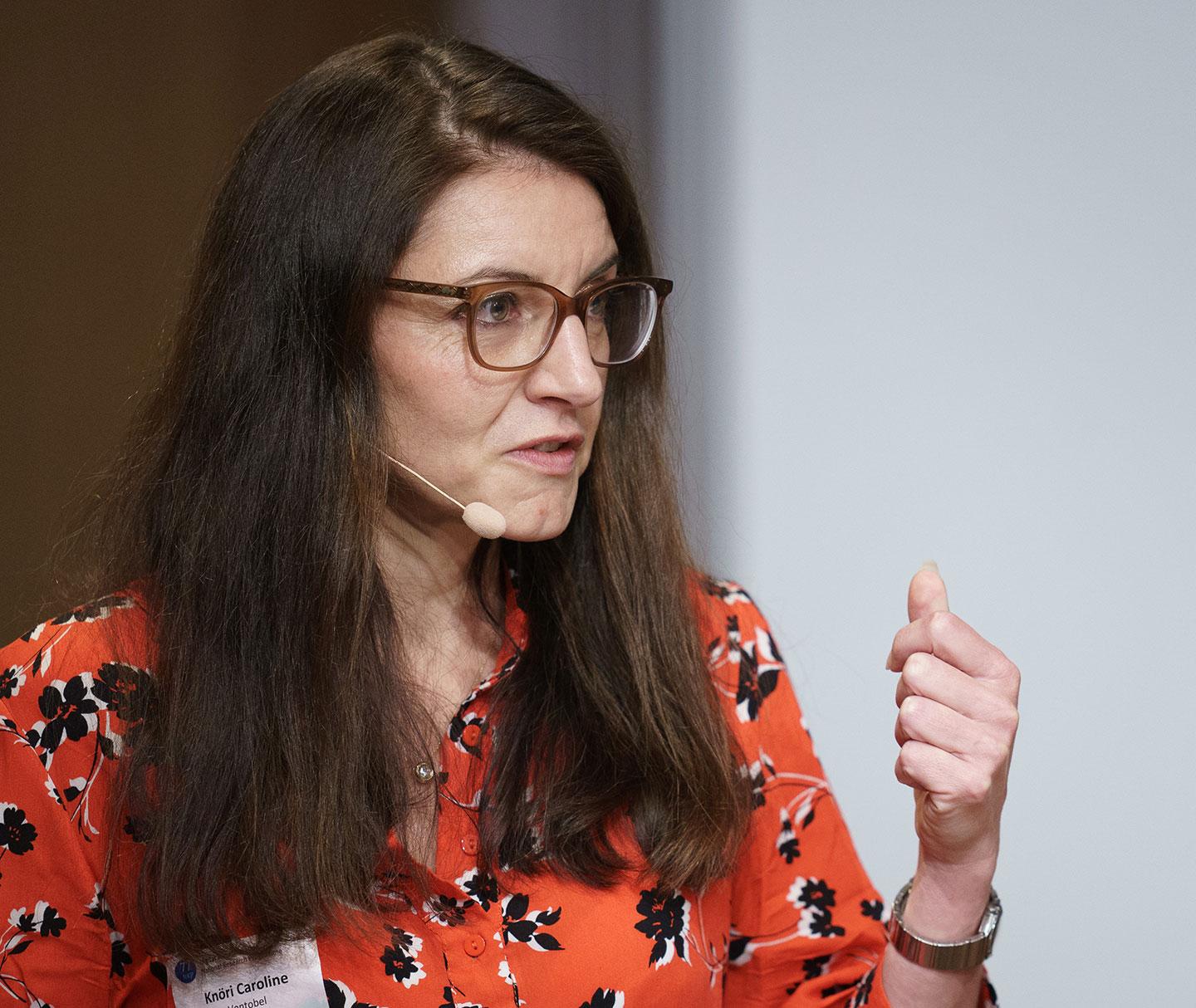 Caroline Knöri, responsable des ressources humaines, Vontobel.