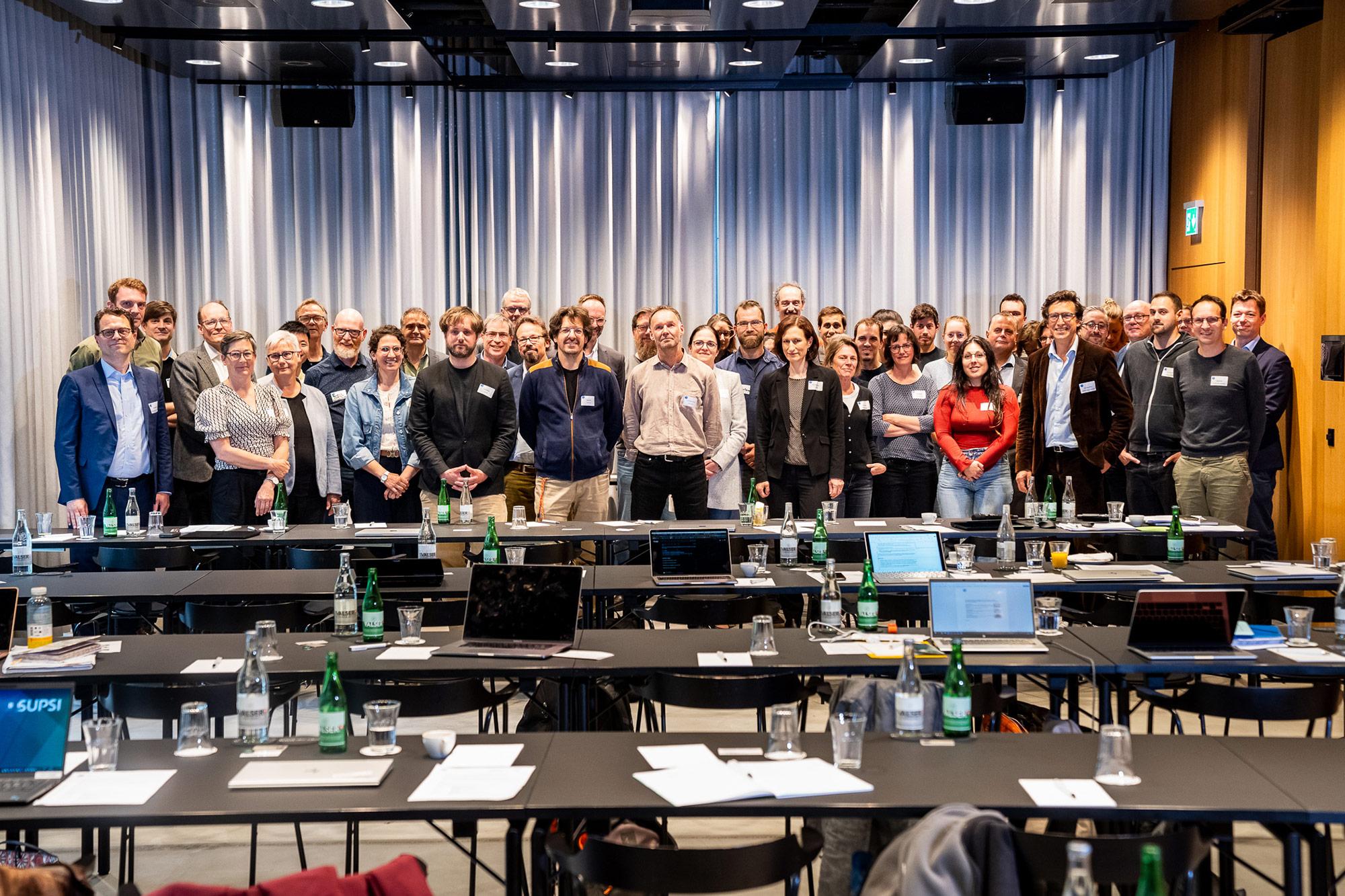 Photo de groupe des chercheurs du module 1 « Formation, apprentissage et tournant numérique »